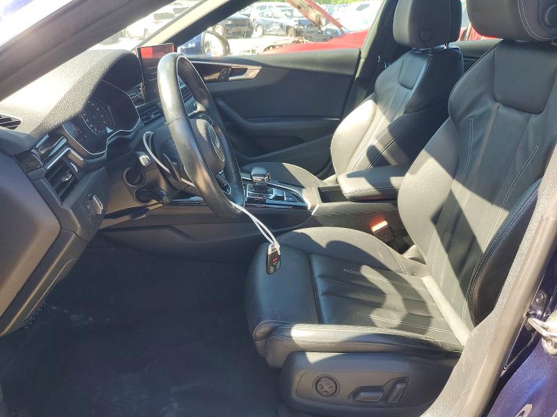2021 Audi A5 VIN WAUDACF54MA058273 COPART salvage auction — MECHANICAL, Ma - Cert Of Title-Salvage, sold $9,700 on 2026-07-15 (photo 7)
