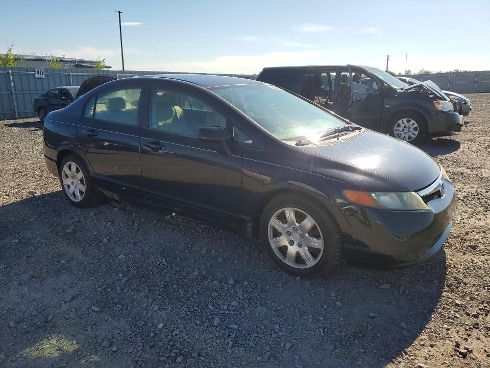 2006 Honda Civic VIN 1HGFA16536L063439 COPART salvage auction — SIDE, On - Permit No Brand - Unfit, sold $825 on 2026-07-02 (photo 4)