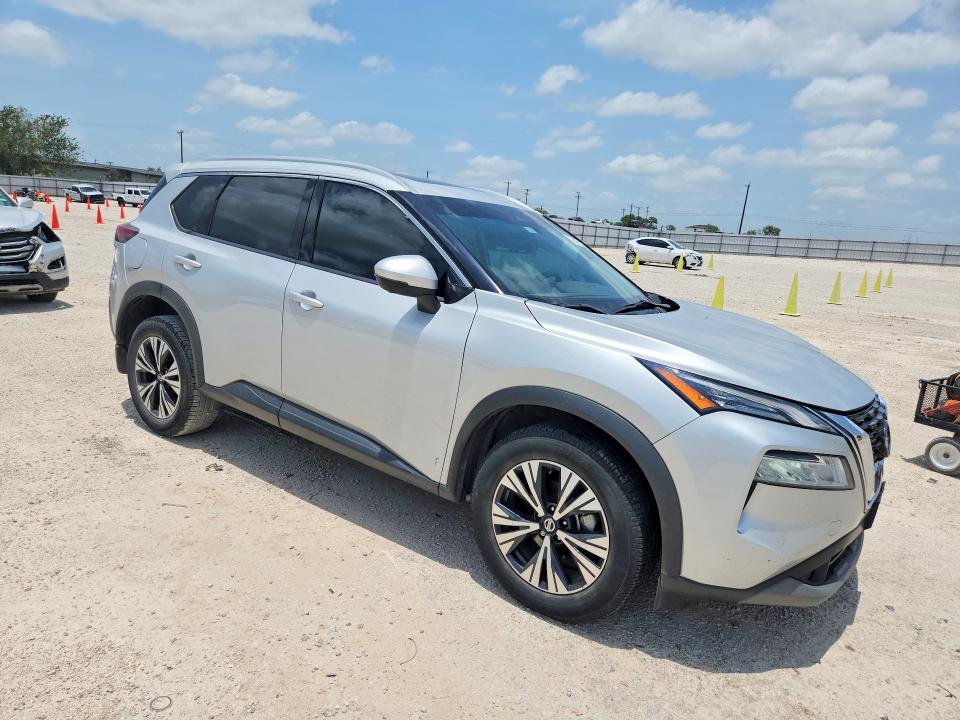 2021 Nissan Rogue VIN 5N1AT3BA4MC810072 COPART salvage auction — FRONT END, Tx - Salvage Vehicle Title, sold $4,300 on 2026-07-09 (photo 4)