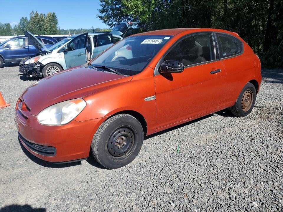 2008 Hyundai Accent VIN KMHCM36C38U086604 COPART salvage auction — FRONT END, WA - VEHICLE CERT OF OWNERSHIP-TITL, sold $275 on 2026-07-27 (photo 1)