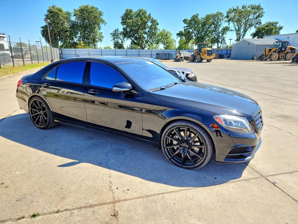 2015 Mercedes-benz S-klasse VIN WDDUG8CB7FA093620 COPART salvage auction — SIDE, Ca - Salvage Certificate, sold $9,800 on 2026-08-17 (photo 4)