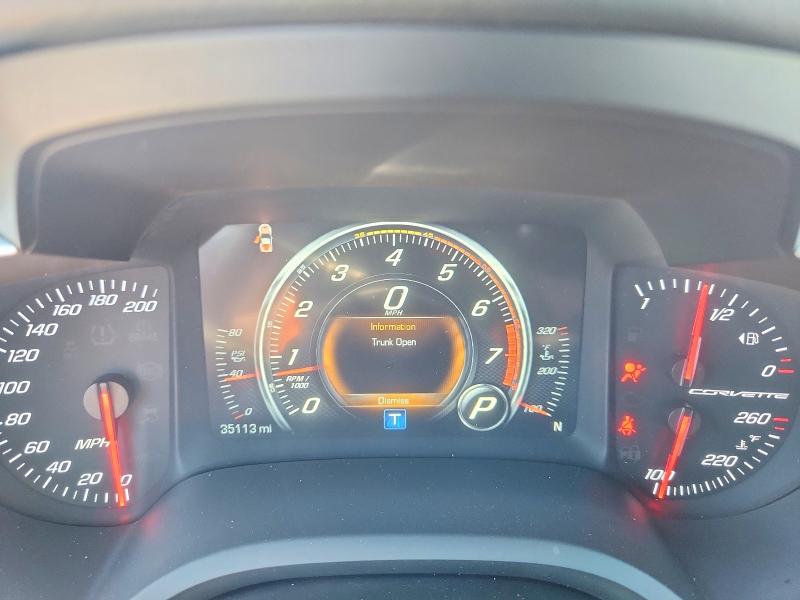 2016 Chevrolet Corvette VIN 1G1YK2D77G5125650 COPART salvage auction — FRONT END, Ky - Cert Of Title-Salvage, sold $15,200 on 2026-07-30 (photo 9)