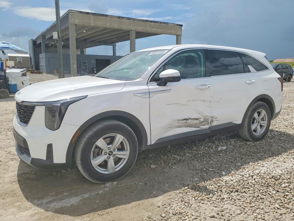 2025 Kia VIN 5XYRG4JC0SG392039 COPART salvage auction — FRONT END, FL - CERT OF TITLE SLVG REBUILDABLE, sold $4,600 on 2026-07-30 (photo 1)