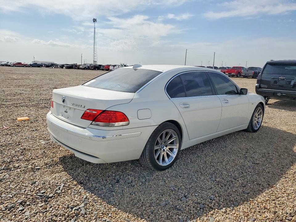 2006 BMW 7 series VIN WBAHN83556DT63581 COPART salvage auction — MINOR DENT/SCRATCHES, IN - CERTIFICATE OF TITLE, sold $100 on 2026-07-28 (photo 3)