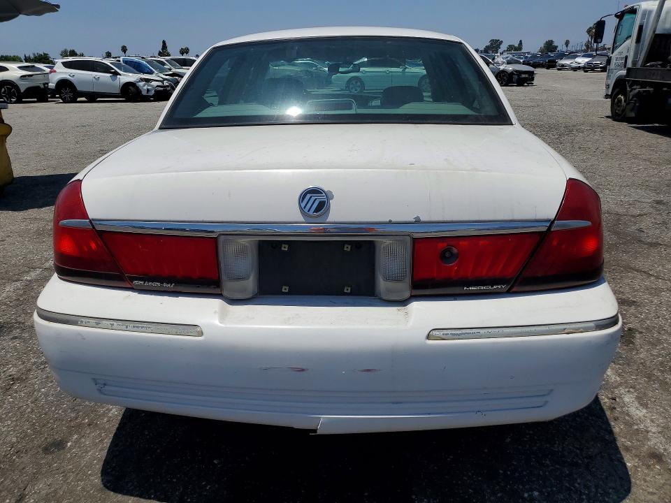 1998 Mercury Grand marquis VIN 2MEFM75W1WX657693 COPART salvage auction — MECHANICAL, CA - DIS/DLR/EXP ONLY CLEAN TITLE, sold $50 on 2026-07-17 (photo 6)