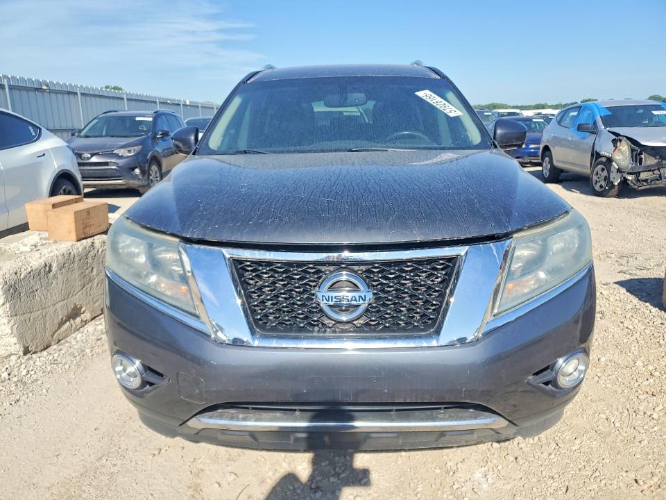 2014 Nissan Pathfinder VIN 5N1AR2MM8EC716679 COPART salvage auction — REAR END, KS - CERT OF TITLE-REBUILT SALVAGE, sold $550 on 2026-07-02 (photo 5)