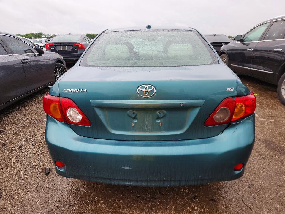 2009 Toyota Corolla VIN JTDBL40E89J054463 COPART salvage auction — ALL OVER, Il - Certificate Of Title, sold $475 on 2026-07-17 (photo 6)