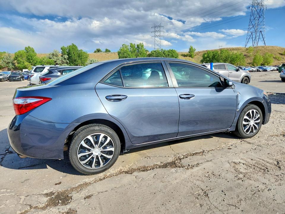 2015 Toyota Corolla VIN 5YFBURHE4FP343328 COPART salvage auction — REAR END, Co - Public - Salvage Title, sold $1,050 on 2026-07-29 (photo 3)