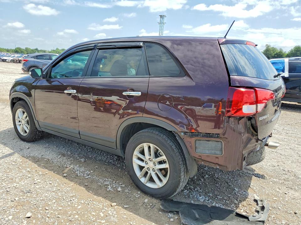 2015 Kia Sorento VIN 5XYKT3A61FG588692 COPART salvage auction — REAR END, OK - CERT OF TITLE-SALVAGE, sold $2,400 on 2026-07-30 (photo 2)