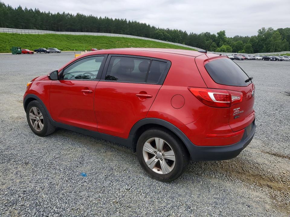 2012 Kia Sportage VIN KNDPB3A28C7237115 COPART salvage auction — VANDALISM, Nc - Salvage Certificate Of Title, sold $500 on 2026-07-23 (photo 2)