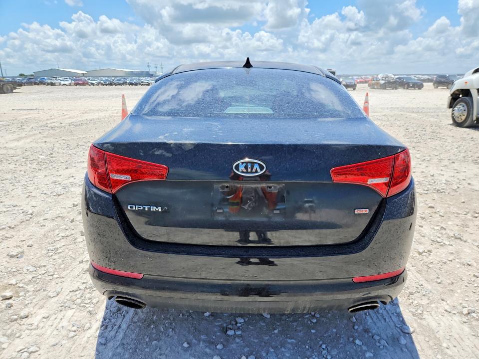 2011 Kia Optima VIN KNAGM4A7XB5123216 COPART salvage auction — FRONT END, TX - SALVAGE VEHICLE TITLE (P), sold $550 on 2026-07-09 (photo 6)