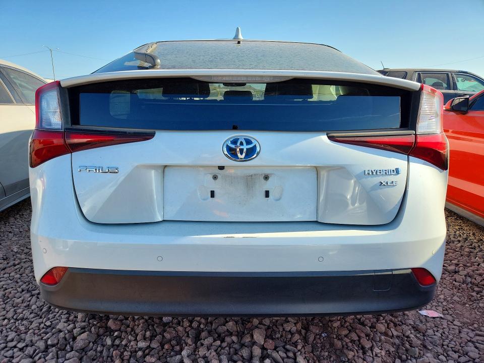 2022 Toyota Prius VIN JTDKAMFU4N3175140 COPART salvage auction — FRONT END, Az - Cert Of Title - Salvage, sold $4,700 on 2026-07-14 (photo 6)