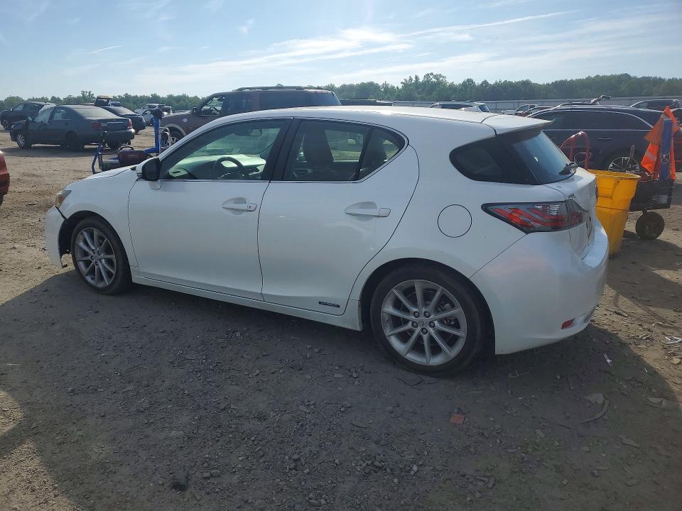 2013 Lexus Ct VIN JTHKD5BH1D2148647 COPART salvage auction — FRONT END, Va - Cert Of Title - Salvage, sold $550 on 2026-07-29 (photo 2)