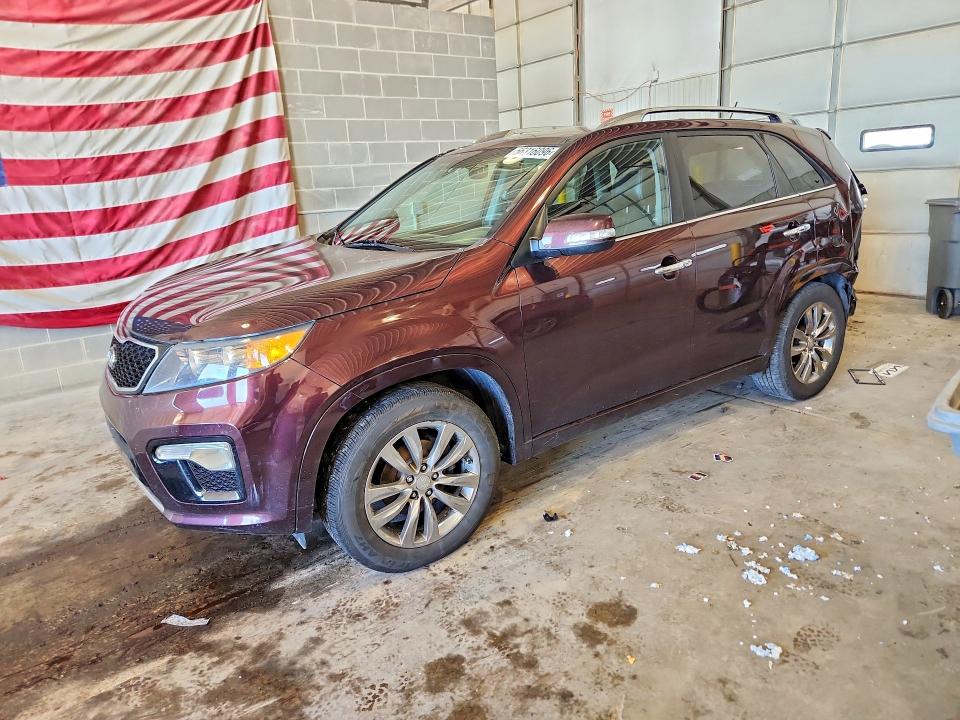 2012 Kia Sorento VIN 5XYKW4A29CG264864 COPART salvage auction — REAR END, Il - Salvage Certificate, sold $100 on 2026-07-21 (photo 1)