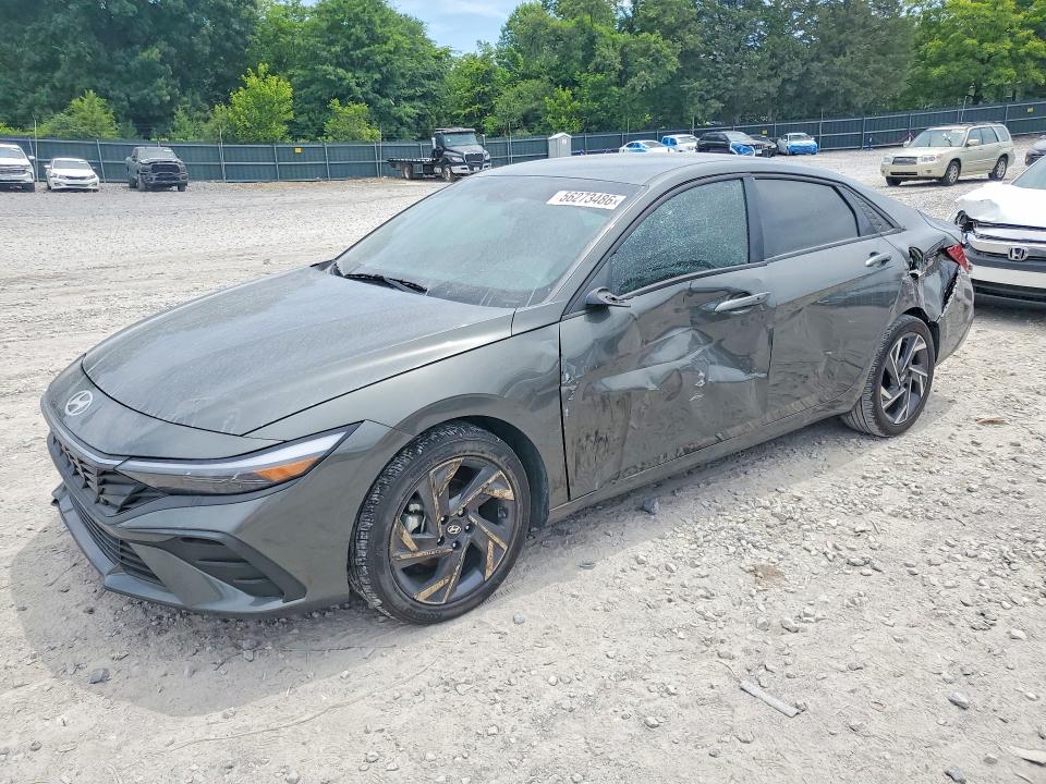 2025 Hyundai Elantra VIN KMHLM4DG7SU979264 COPART salvage auction — SIDE, Tn - Salvage Certificate, sold $5,600 on 2026-07-28 (photo 1)