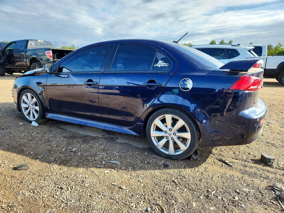 2014 Mitsubishi Lancer VIN JA32U8FW6EU020730 COPART salvage auction — FRONT END, Il - Salvage Certificate, sold $275 on 2026-07-16 (photo 2)
