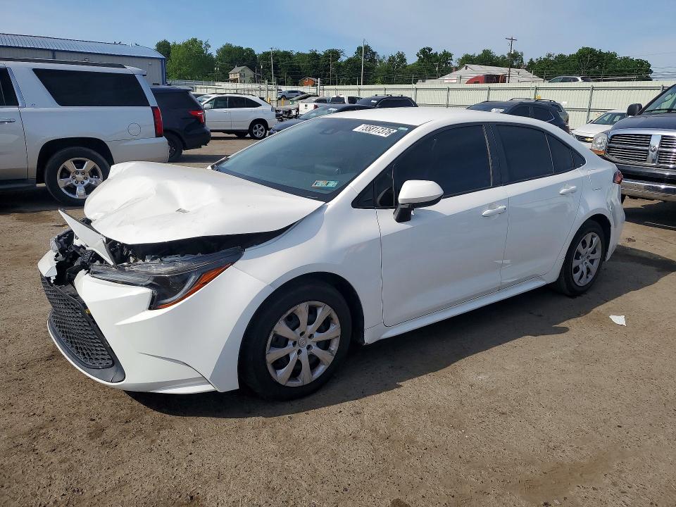 2021 Toyota Corolla VIN 5YFEPMAE8MP223143 COPART salvage auction — FRONT END, PA - CERT OF SALV-R=RECONSTRUCTED, sold $4,300 on 2026-07-31 (photo 1)