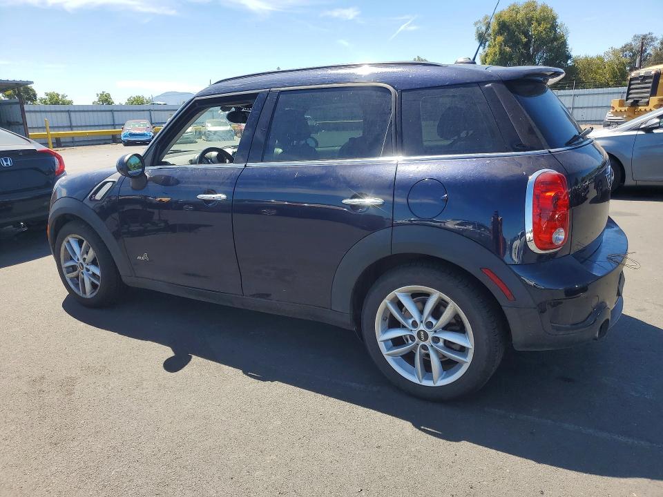 2012 Mini VIN WMWZC5C57CWL56723 COPART salvage auction — WATER/FLOOD, Ca - Salvage Certificate, sold $450 on 2026-08-03 (photo 2)