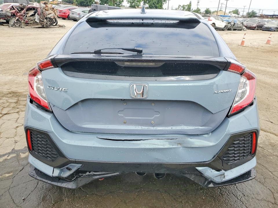 2019 Honda VIN SHHFK7H4XKU421800 COPART salvage auction — REAR END, Ca - Salvage Certificate, sold $2,600 on 2026-07-16 (photo 6)