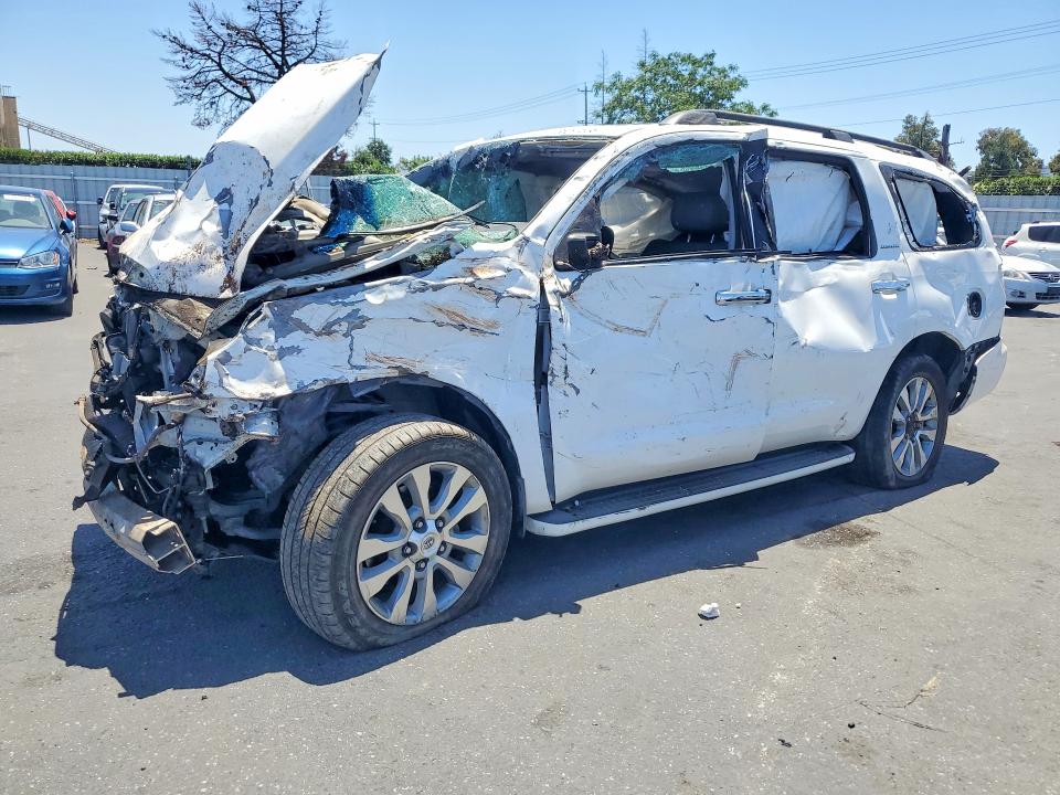 2013 Toyota Sequoia VIN 5TDKY5G1XDS047536 COPART salvage auction — ROLLOVER, CA - NON-REPAIRABLE VEHICLE CERT, sold $1,550 on 2026-07-16 (photo 1)