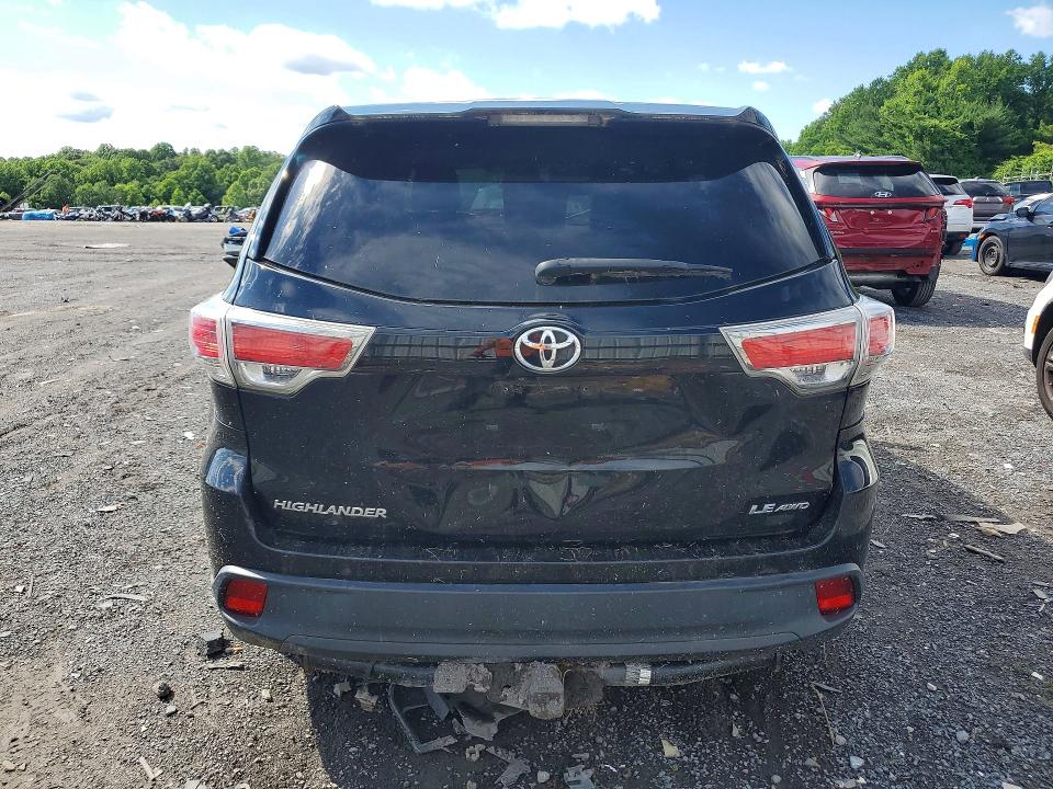 2014 Toyota VIN 5TDBKRFHXES023732 COPART salvage auction — FRONT END, Mt - Certificate Of Title, sold $3,100 on 2026-07-30 (photo 6)