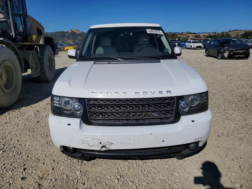 2012 Land rover RANGE ROVER VIN SALME1D45CA383642 COPART salvage auction — REAR END, Ca - Salvage Certificate, sold $150 on 2026-07-21 (photo 5)