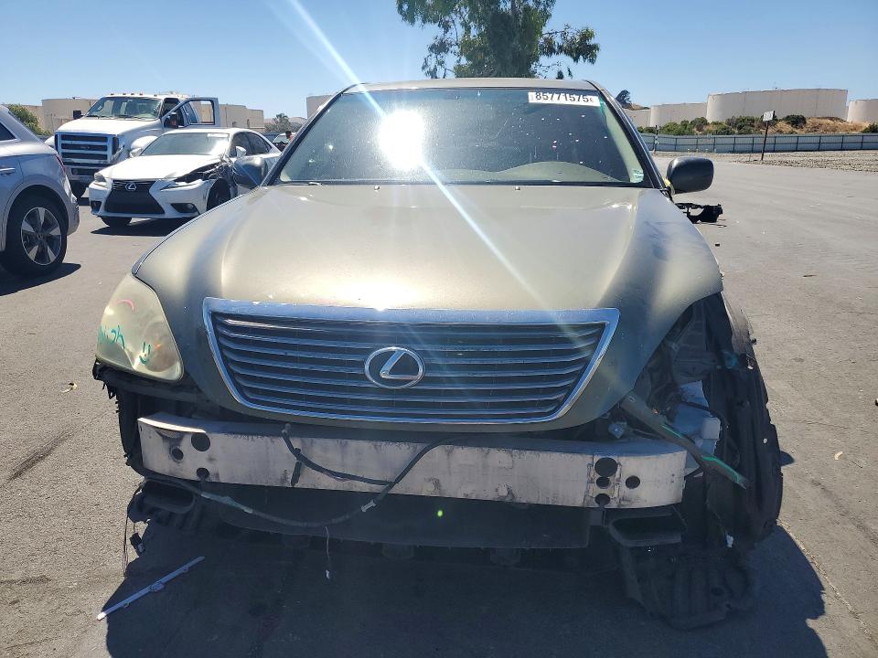 2006 Lexus Ls 430 VIN JTHBN36F265053204 COPART salvage auction — FRONT END, CA - SALVAGE CERTIFICATE, sold $325 on 2026-07-22 (photo 5)