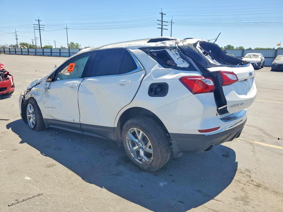 2019 Chevrolet Equinox VIN 2GNAXVEX1K6225435 COPART salvage auction — ROLLOVER, Id - Salvage Certificate Of Title, sold $625 on 2026-07-09 (photo 2)