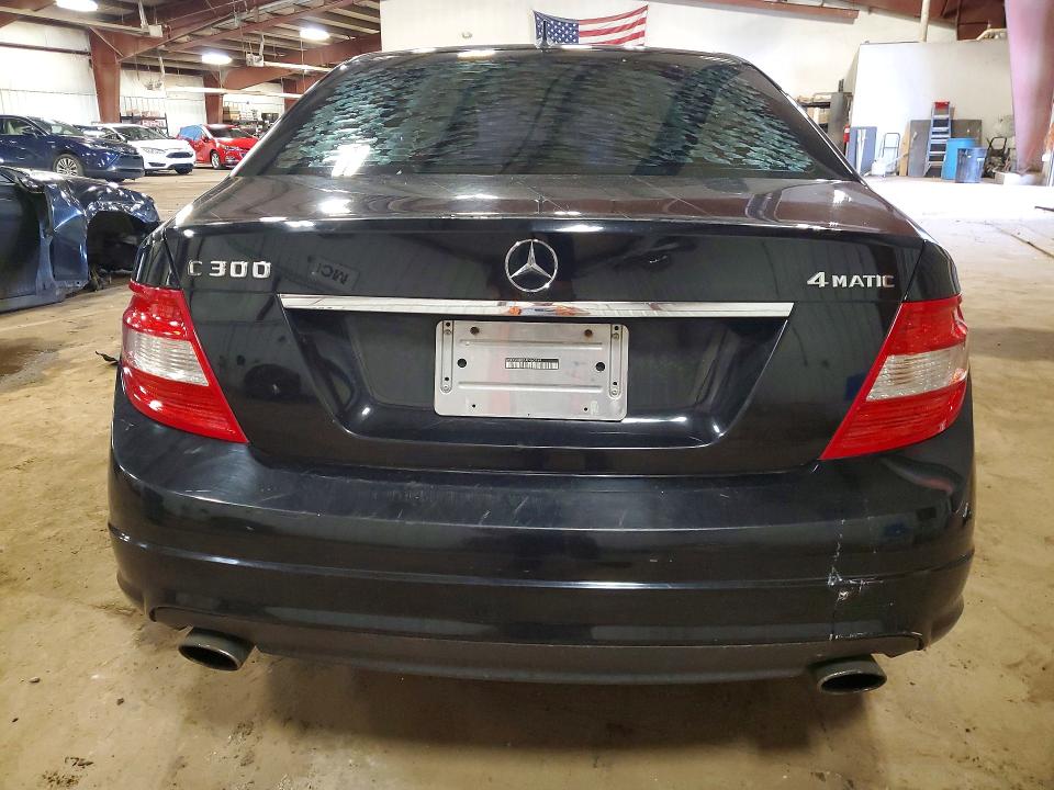 2010 Mercedes-benz C-klasse VIN WDDGF8BB1AF460749 COPART salvage auction — FRONT END, MI - CERT OF TITLE-SALVAGE VEHICLE, sold $425 on 2026-07-17 (photo 6)