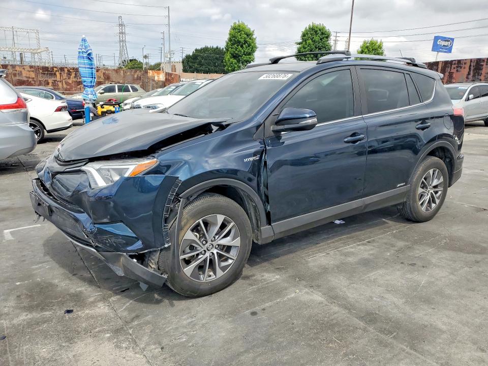 2018 Toyota Rav 4 VIN JTMRJREV2JD249195 COPART salvage auction — FRONT END, Ca - Salvage Certificate, sold $3,850 on 2026-07-08 (photo 1)