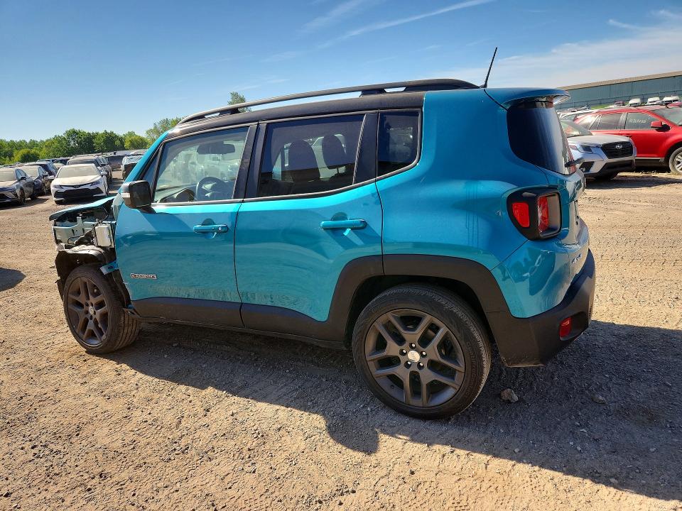 2021 Jeep Renegade VIN ZACNJDD12MPM36035 COPART salvage auction — FRONT END, Mi - Cert Of Title-Salvage Vehicle, sold $3,350 on 2026-07-15 (photo 2)