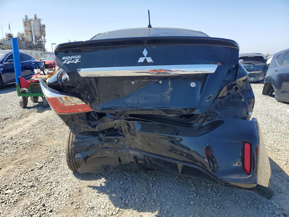 2022 Mitsubishi Mirage VIN ML32FUFJ0NHF07106 COPART salvage auction — FRONT END, Ca - Dis/Dlr/Exp Clean W/Salv Hist (P), sold $125 on 2026-07-02 (photo 6)