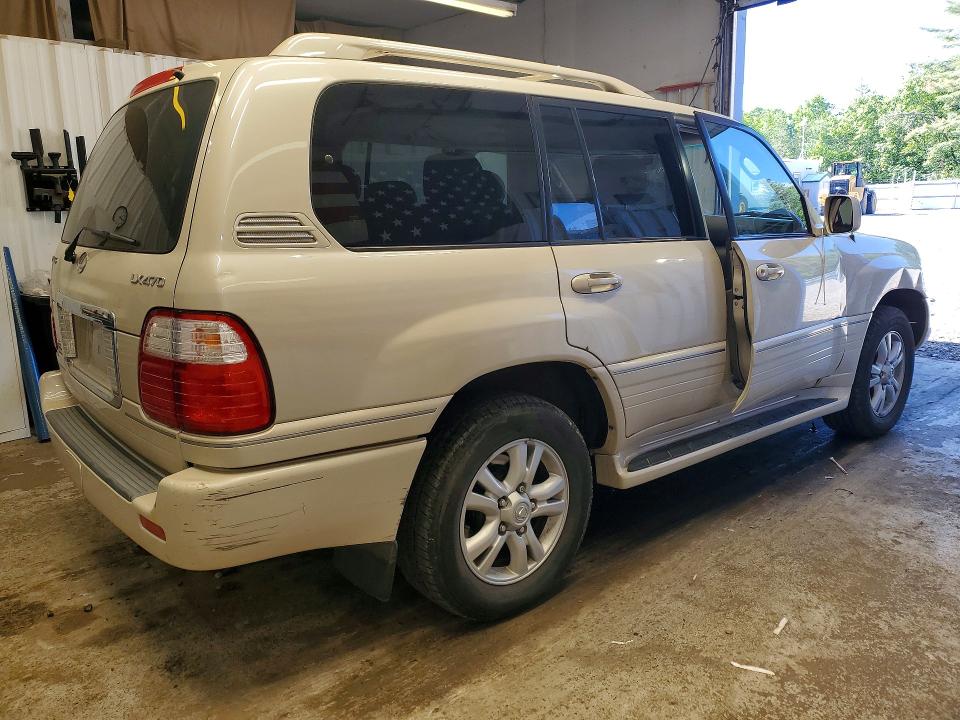 2004 Lexus Lx 470 VIN JTJHT00W543545448 COPART salvage auction — SIDE, Me - Cert Of Title-Salvage Collisio, sold $5,100 on 2026-07-16 (photo 3)