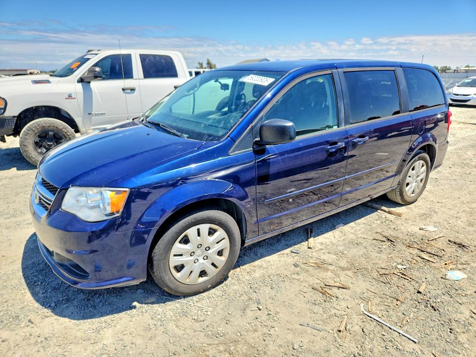 2017 Dodge Caravan VIN 2C4RDGBG1HR637334 COPART salvage auction — MINOR DENT/SCRATCHES, Salvage Title, sold $1,000 on 2026-07-23 (photo 1)