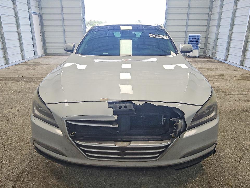 2016 Hyundai Genesis VIN KMHGN4JE3GU106197 COPART salvage auction — FRONT END, Fl - Certificate Of Title, sold $275 on 2026-07-28 (photo 5)