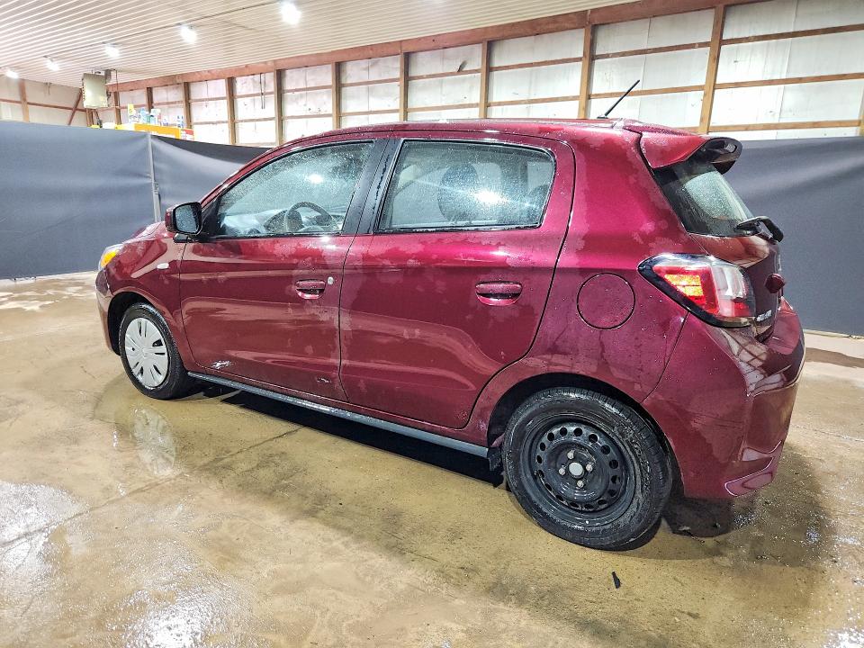 2024 Mitsubishi Mirage VIN ML32AUHJ1RH021421 COPART salvage auction — SIDE, OH - BILL OF SALE-PARTS ONLY (P), sold $1,950 on 2026-07-08 (photo 2)