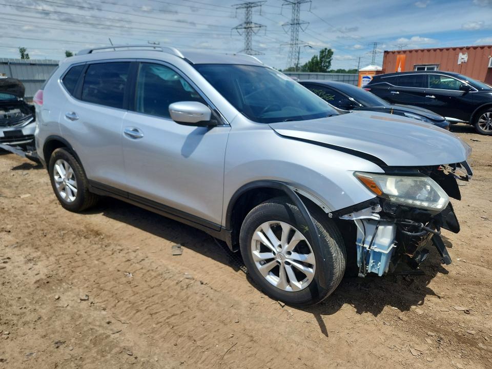 2015 Nissan Rogue VIN KNMAT2MV8FP538782 COPART salvage auction — FRONT END, Il - Salvage Certificate, sold $675 on 2026-07-30 (photo 4)