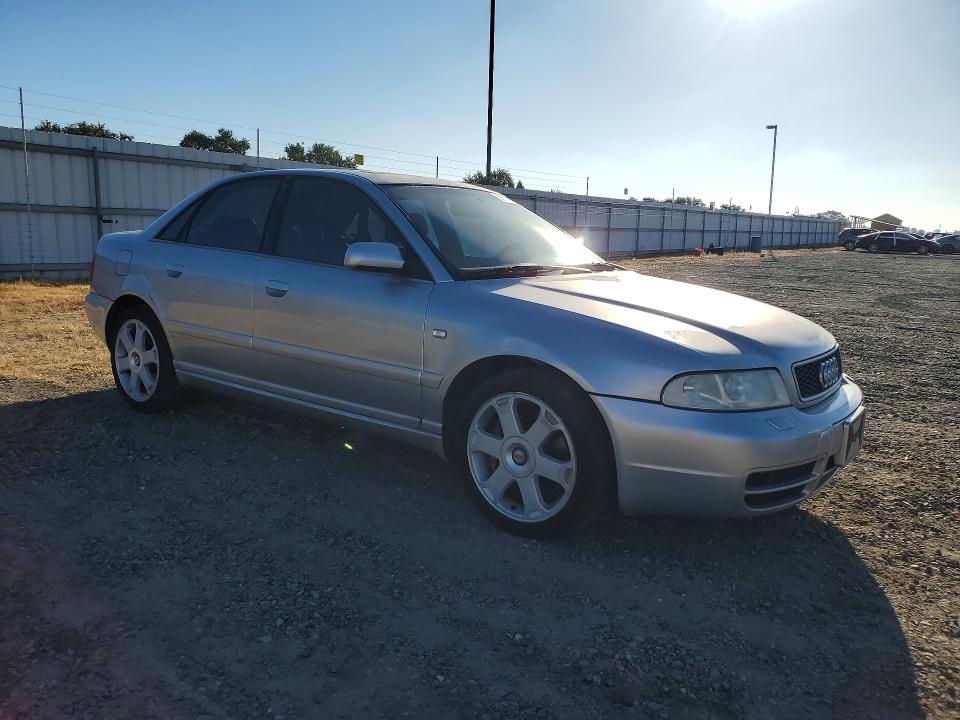 2000 Audi Rs4 VIN WAUDD68D3YA034145 COPART salvage auction — FRONT END, Ca - Dis/Dlr/Exp App For Dup Clean, sold $1,150 on 2026-07-09 (photo 4)