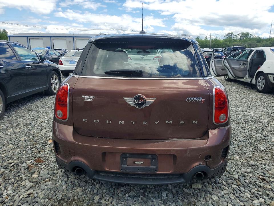 2014 Mini Cooper VIN WMWZC5C51EWP40175 COPART salvage auction — REAR END, Ma - Cert Of Title-Reconstrctd Coll, sold $2,250 on 2026-07-09 (photo 6)