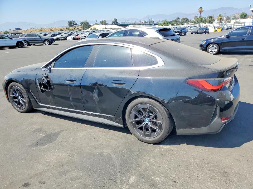 2024 BMW I4 VIN WBY43AW07RFS49281 COPART salvage auction — FRONT END, Ca - Salvage Certificate, sold $9,700 on 2026-07-20 (photo 2)