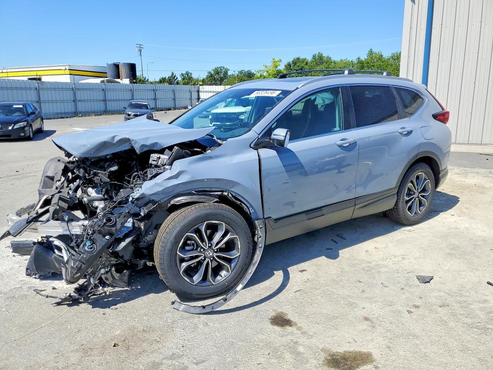 2022 Honda Cr-v VIN 7FARW2H85NE030135 COPART salvage auction — FRONT END, Ca - Salvage Certificate, sold $300 on 2026-07-28 (photo 1)