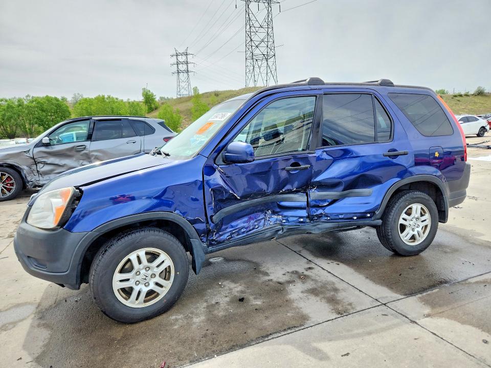 2002 Honda Cr-v VIN JHLRD78892C005698 COPART salvage auction — SIDE, Co - Salvage Title, sold $475 on 2026-07-13 (photo 1)