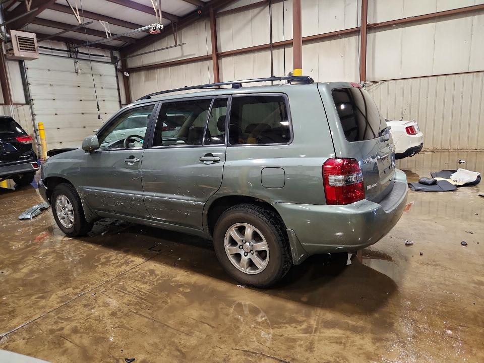 2006 Toyota Highlander VIN JTEEP21A960183634 COPART salvage auction — FRONT END, Pa - Certificate Of Salvage, sold $1,150 on 2026-07-02 (photo 2)