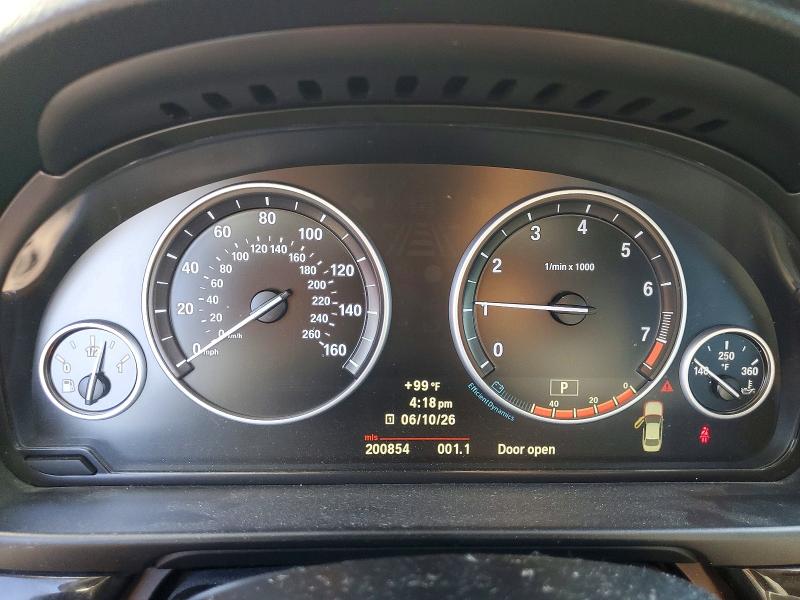 2012 BMW 5er VIN WBAXG5C5XCDW85472 COPART salvage auction — REAR END, Ca - Salvage Certificate, sold $500 on 2026-07-09 (photo 9)