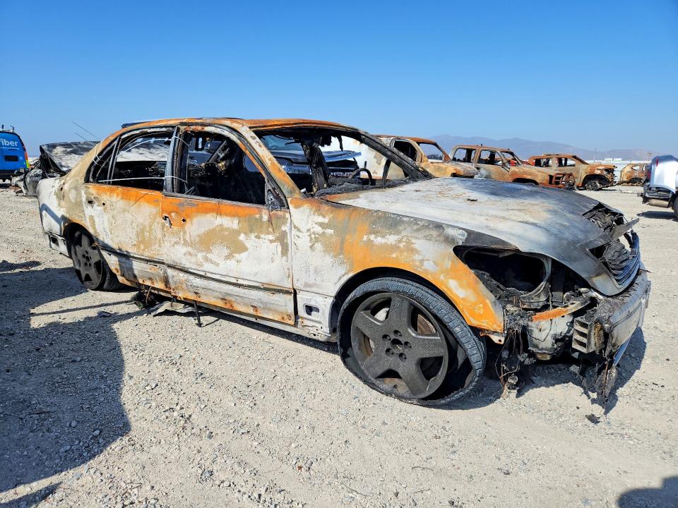 2005 Lexus Ls VIN JTHBN36F455009834 COPART salvage auction — BURN, Ca - Non-Repairable Vehicle Cert, sold $350 on 2026-07-07 (photo 4)