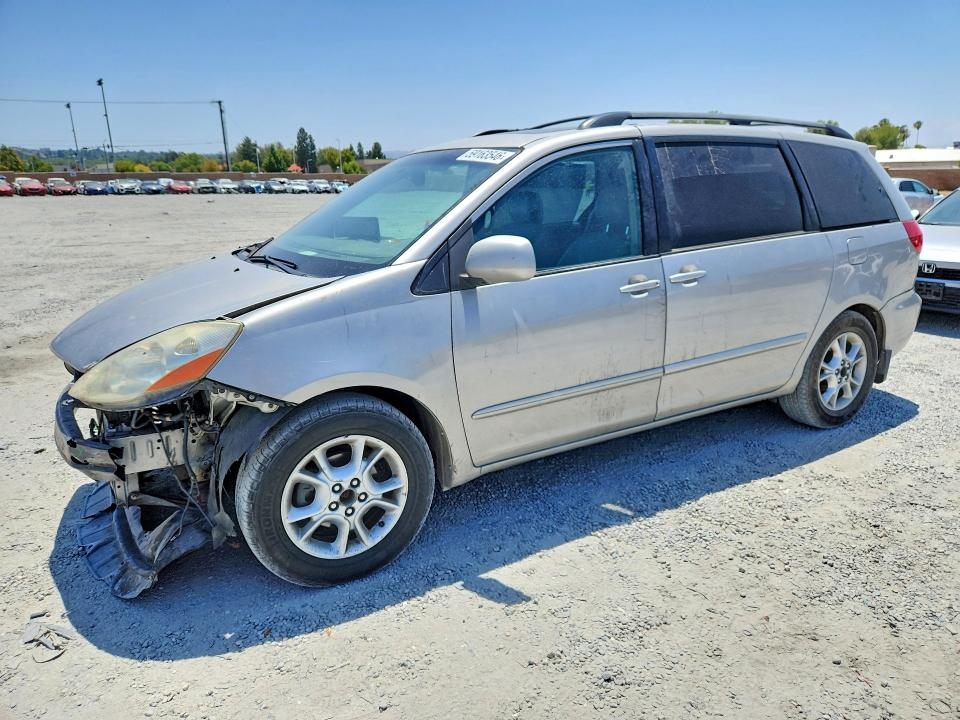 2006 Toyota Sienna VIN 5TDZA22C06S469313 COPART salvage auction — FRONT END, Ca - Salvage Certificate, sold $800 on 2026-07-08 (photo 1)