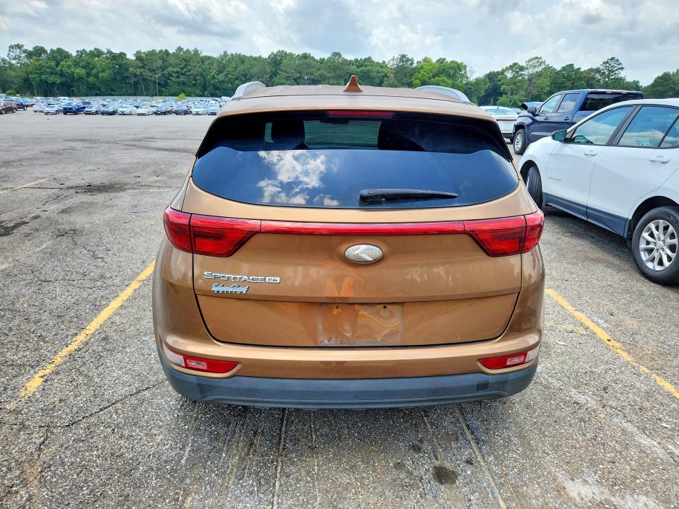 2017 Kia Sportage VIN KNDPM3AC2H7078974 COPART salvage auction — MECHANICAL, AL - CERTIFICATE OF TITLE, sold $2,650 on 2026-07-27 (photo 6)
