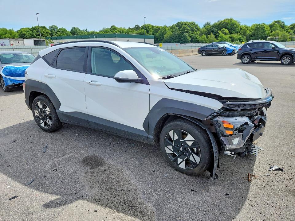 2025 Hyundai Kona VIN KM8HB3ABXSU326586 COPART salvage auction — FRONT END, Fl - Certificate Of Destruction, sold $6,000 on 2026-07-06 (photo 4)