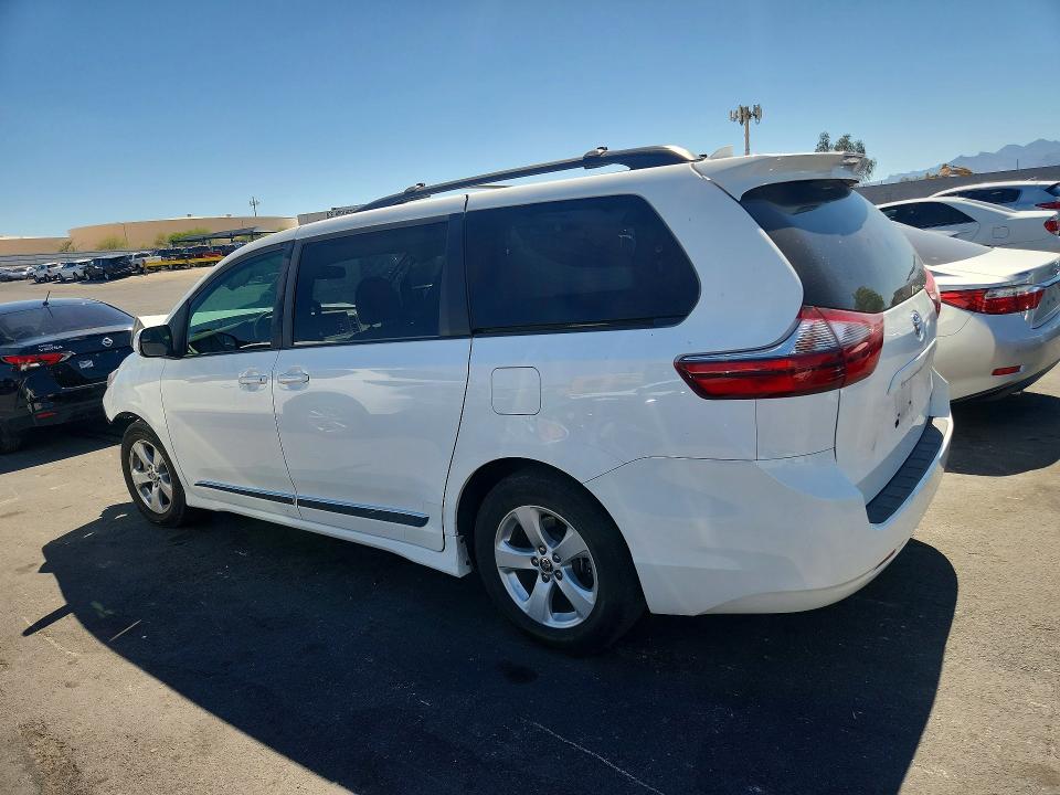 2020 Toyota Sienna VIN 5TDKZ3DC9LS065113 COPART salvage auction — FRONT END, Nv - Salvage Title, sold $4,850 on 2026-07-06 (photo 2)