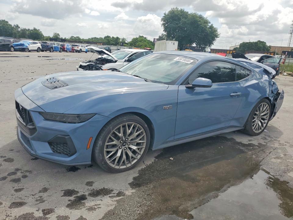 2025 Ford Mustang VIN 1FA6P8CF6S5417719 COPART salvage auction — REAR END, Fl - Cert Of Title Slvg Rebuildable, sold $22,500 on 2026-07-09 (photo 1)